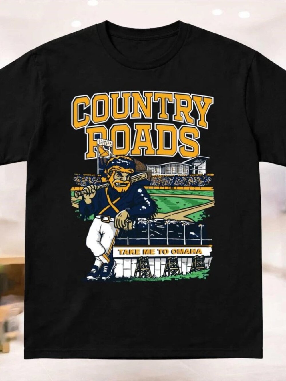 Country Roads Take Me To Omaha T Shirt 257